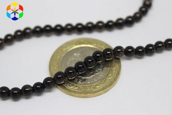 Dumanlı Kuvars Taşı 4mm/adet ürün görseli