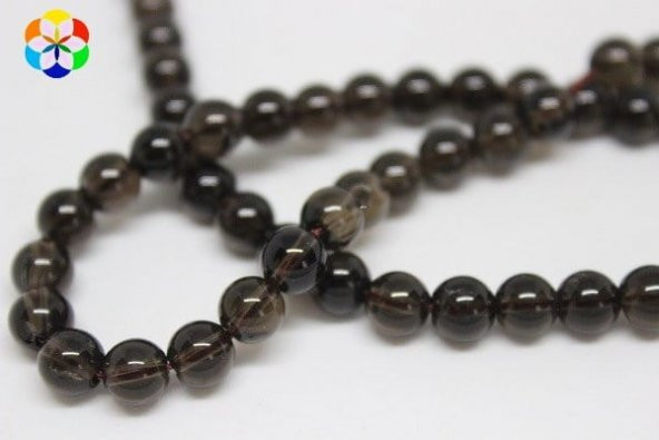 Dumanlı Kuvars Taşı 6mm/adet - 2