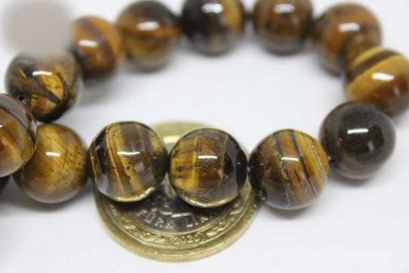 Kaplan Gözü Taşı 12mm/adet - 5