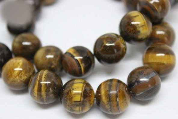 Kaplan Gözü Taşı 12mm/adet - 6