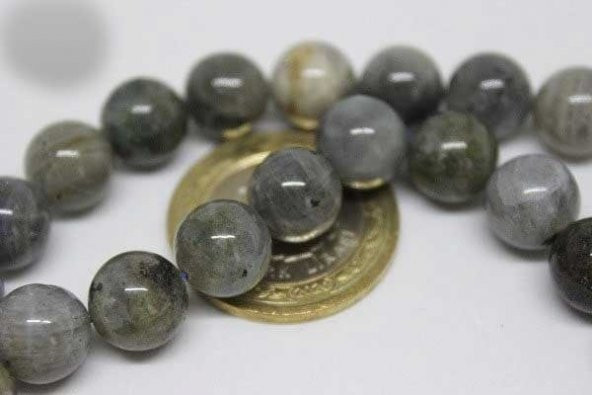 Labradorit Taşı 10mm/adet - Resim 5