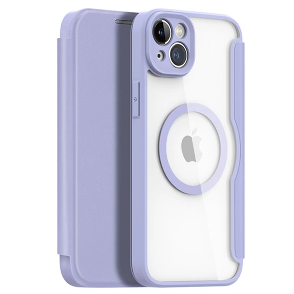 Dux Ducis iPhone 14 Plus 6.7 Kılıf Skin X Pro Series MagSafe Kapaklı Kılıf Folio Case