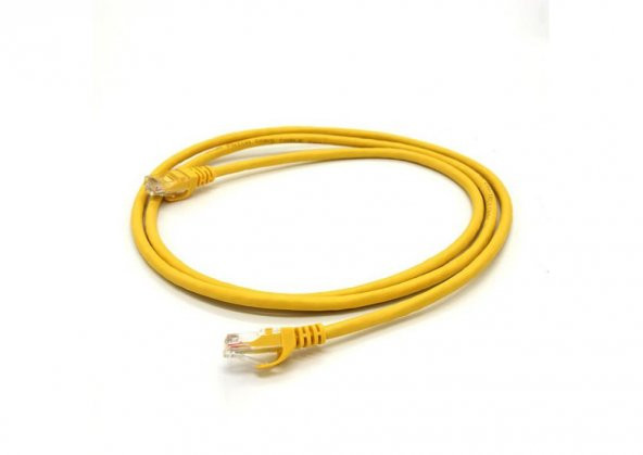 Vcom NP611B-Y-15.0 Cat6 15.0MT Sarı Utp Patch Kablo - 2