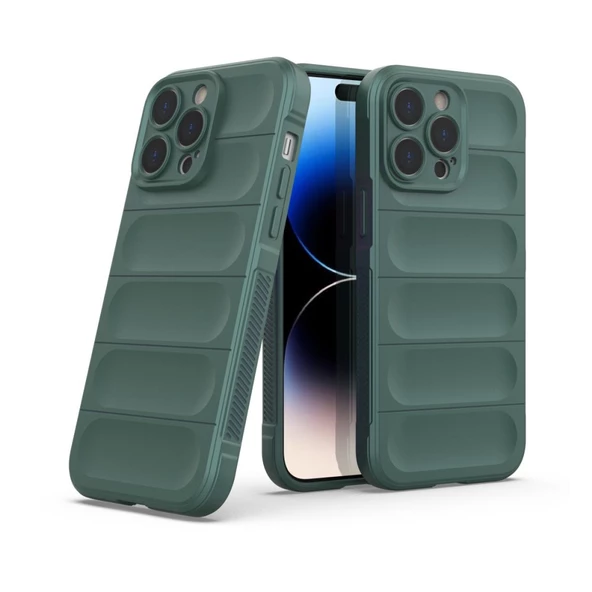 iPhone 14 Pro Kılıf Optimum Lens Çerçeveli Silikon Kapak - 3