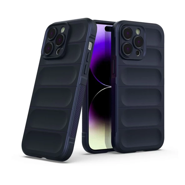 iPhone 14 Pro Max Kılıf Optimum Lens Çerçeveli Silikon Kapak - 8