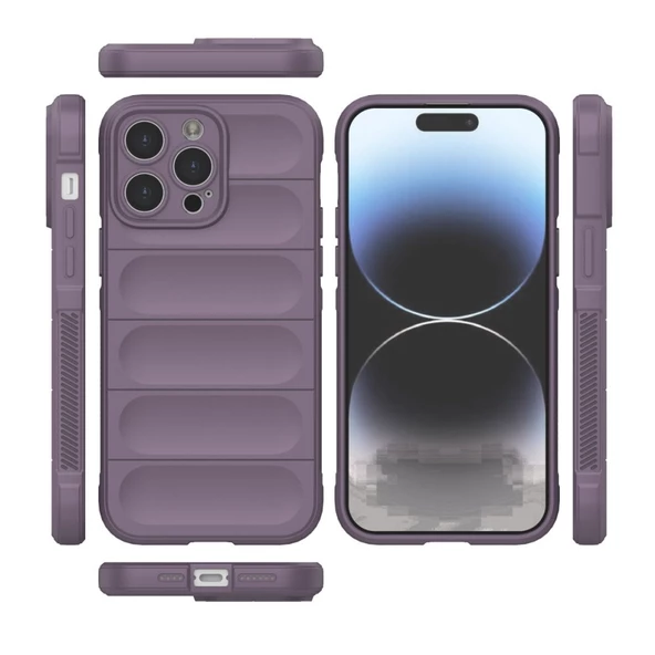 iPhone 14 Pro Kılıf Optimum Lens Çerçeveli Silikon Kapak - 12