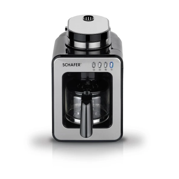 Schafer Barista Öğütücülü Filtre Kahve Makinesi-Siyah - 8
