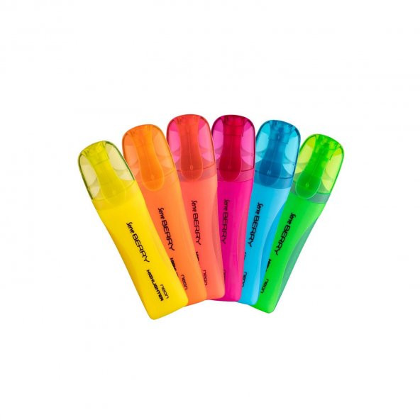 Serve Berry Fosforlu Kalem 12 Li Set SV-BRFK12KTFRPS - 7