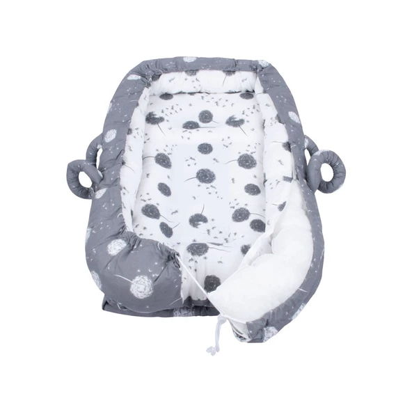 Sevi Bebe Anne Yanı Bebek Reflü Yatağı Uç Uç Desen - Resim 5