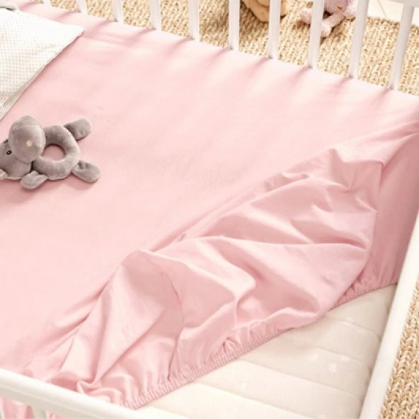 Sevi Bebe Süprem Çarşaf  Pembe - Resim 2