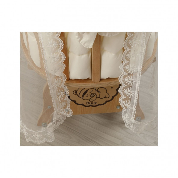 Duux Naturel Sepet Sallanır Beşik-Uyku Setli Krem - 4