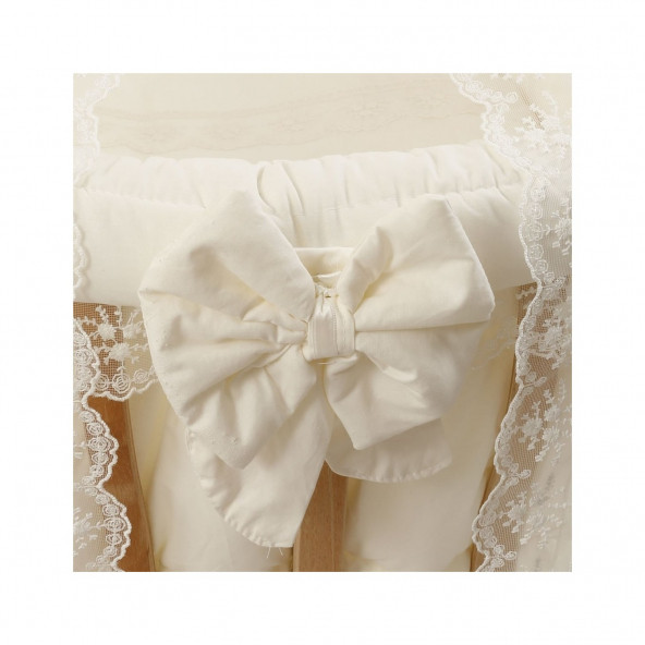 Duux Naturel Sepet Sallanır Beşik-Uyku Setli Krem - 5