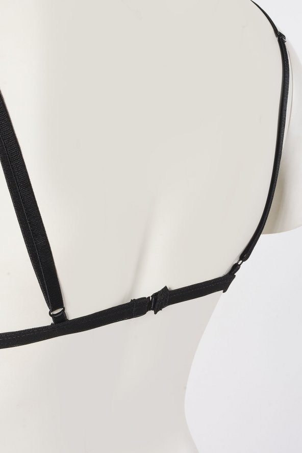 Siyah Desteksiz String Takım - Resim 3