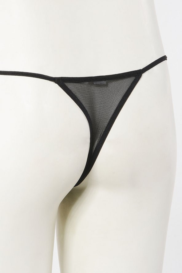 Siyah Desteksiz String Takım - Resim 4