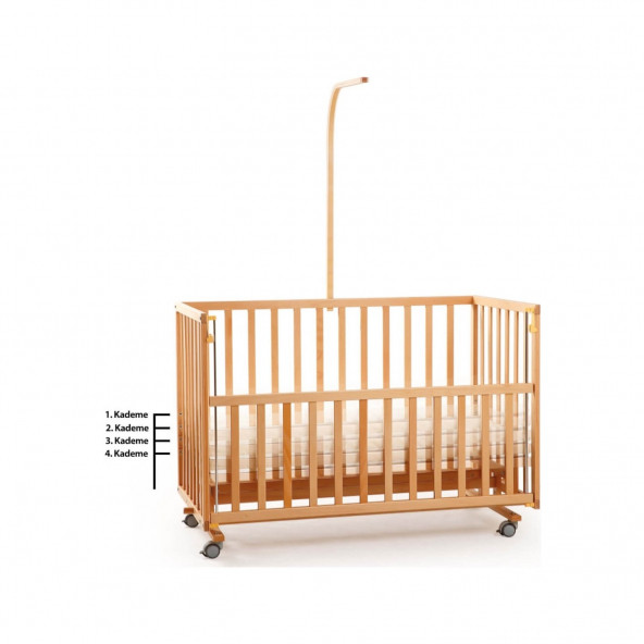 Duux Dada Anne Yanı Beşik 70 x 130 cm Naturel ve Uyku Seti - 2