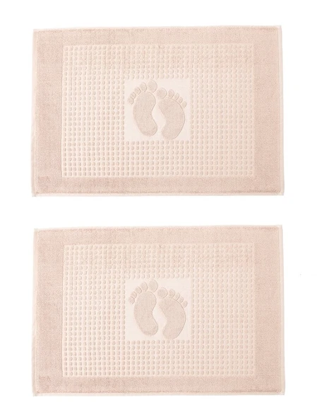 Özdilek 2li Winter Havlu Ayak İzli Paspas (50x70)-Bej