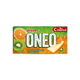 Ülker Oneo Cüzdan Portakal Kivi Aromalı C Vitaminli Sakız 14 Gr 27 Adet - 2