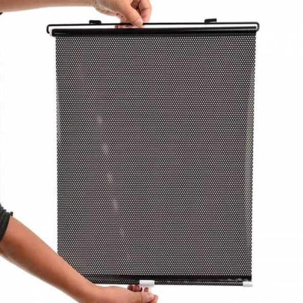 Coofbe Araç Güneşlik Otomatik Geri Çekilebilir 58x125cm Araç Ön Cam Güneşlik Katlanabilir Araç Oto Ön Cam Güneşlik - 4