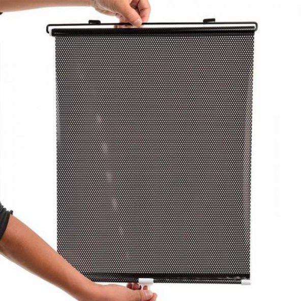 Coofbe Araç Güneşlik Otomatik Geri Çekilebilir 50x125cm Araç Ön Cam Güneşlik Katlanabilir Araç Oto Ön Cam Güneşlik - 3