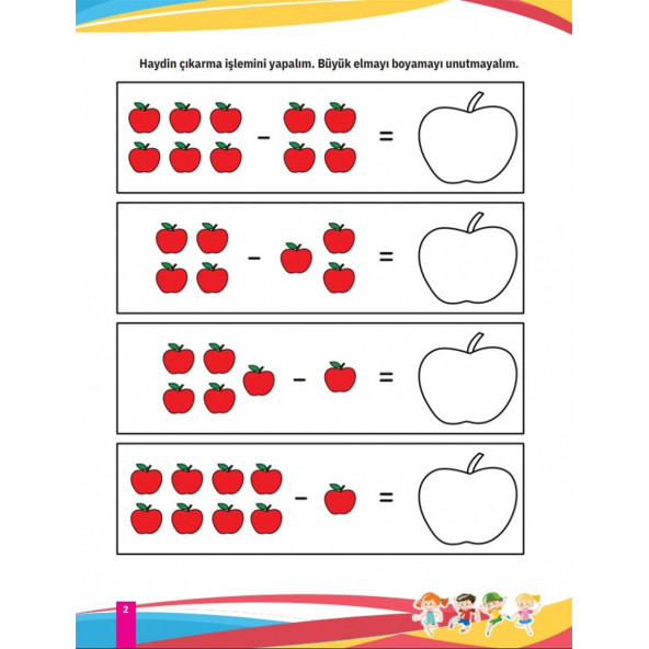 Okul Öncesi, Birinci Sınıf ve İkinci Sınıf Süper Matematik Kitap Seti (2 Spiralli Kitap) - 7
