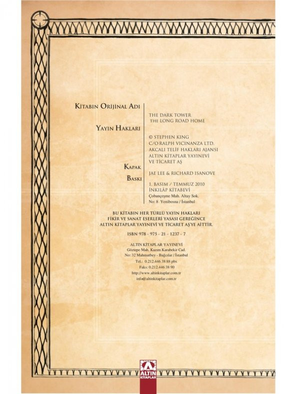 Kara Kule 2 - Üçün Çekilişi - Stephen King - 6