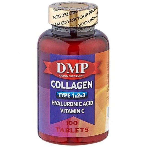 Dmp Collagen Type 1-2-3 100 Tablet Hyaluronic Acid Vitamin C