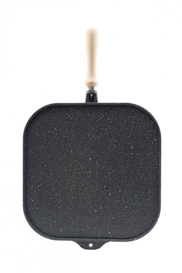 Eda Granit Çift Taraflı Izgara Ve Gözleme Tavası 36 Cm. - 3