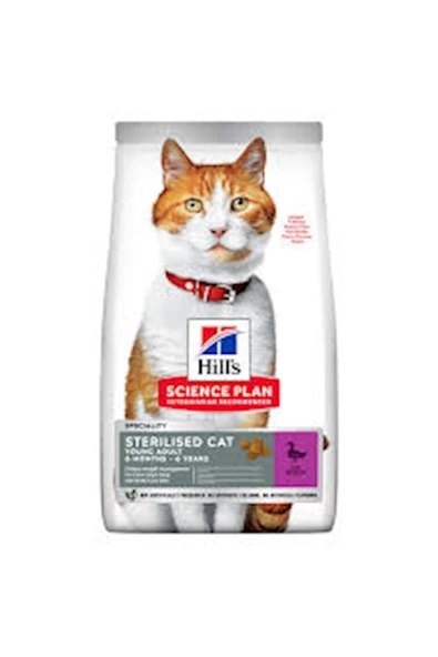 Hills Sterilised Ördekli Kısır Kedi Maması 1,5 Kg