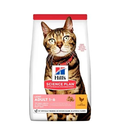 Hills Light Chicken Tavuk Düşük Kalorili Kuru Kedi Maması 1,5 Kg