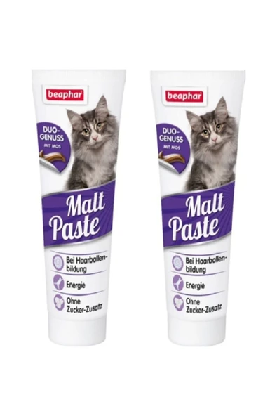 Beaphar Duo Malt Paste Tüy Yumağı Kontrol Kedi Macunu 100 gr - 2 Adet