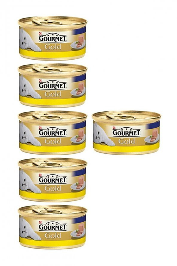 Gourmet Gold Kıyılmış Tavuklu Yaş Kedi Maması 85Gr 6AL 5Öde