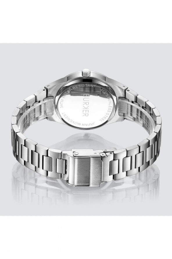 Burker Adam & Eve Silver Black Çift Kol Saati - 4