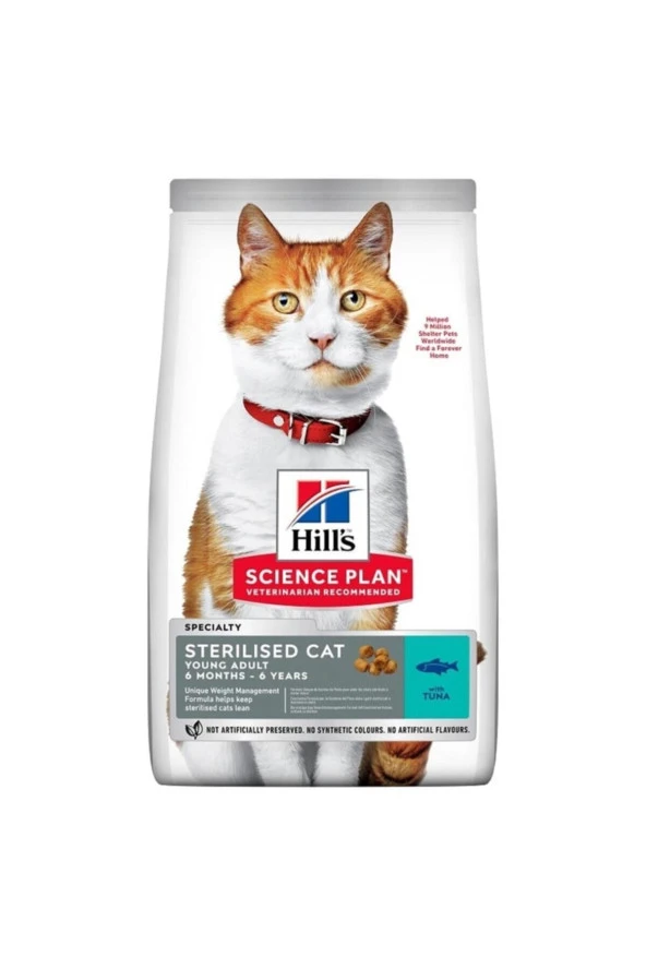 Hills Somon Balıklı Kısırlaştırılmış Kedi Maması 3Kg