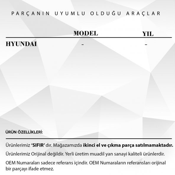 Hyundai için Kapı Kilit Dişlisi - 2