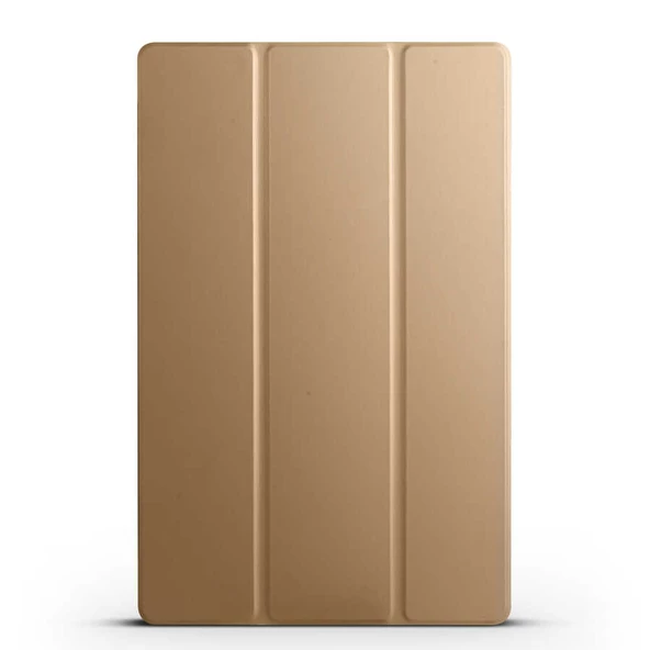 Samsung Galaxy Tab S8 Ultra SM-X900 Zore Smart Cover Standlı 1-1 Kılıf  Gold