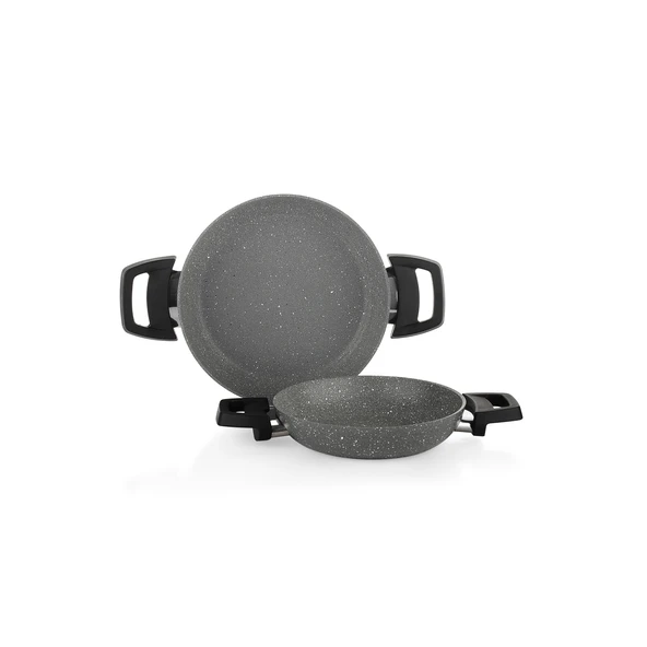 Schafer Eternal 2 li Sahan 18 Cm+22 Cm-Gri - 4