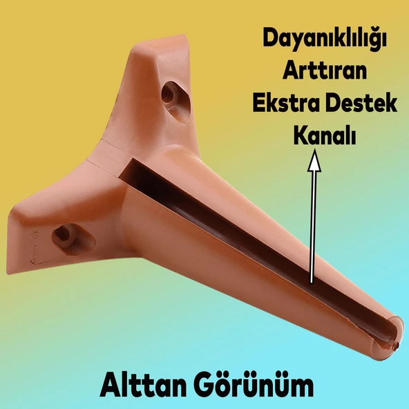 Aspen 12'li Set Mobilya Kanepe Koltuk Tv Ünitesi Baza Ayağı Ayakları Destek 15 Cm Robot Süpürge - 6