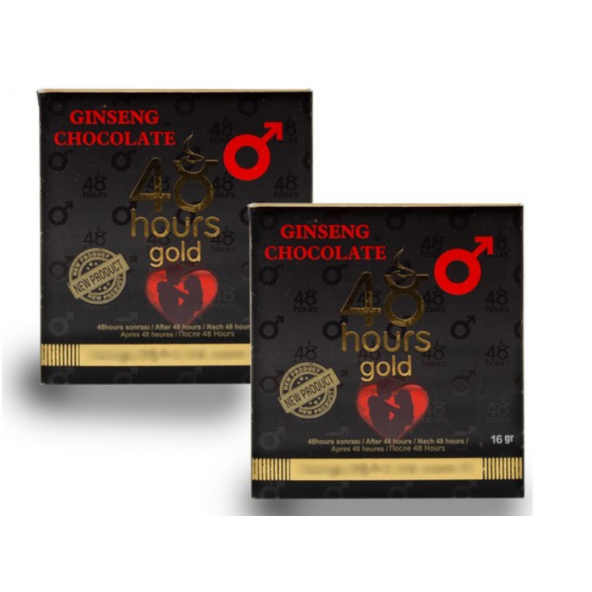 4 Adet 48 Hours Gold Ginseng Çikolata & 4 Adet Nitromax Ginseng Çikolata Gizli - Resim 3
