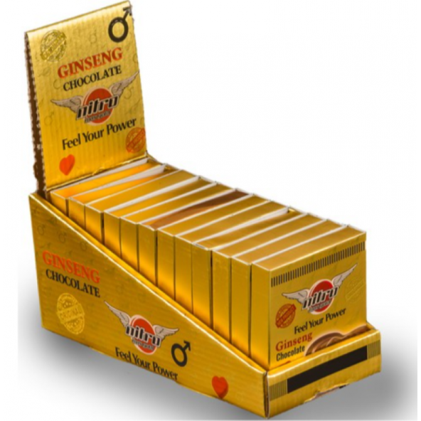 4 Adet 48 Hours Gold Ginseng Çikolata & 4 Adet Nitromax Ginseng Çikolata Gizli - Resim 6