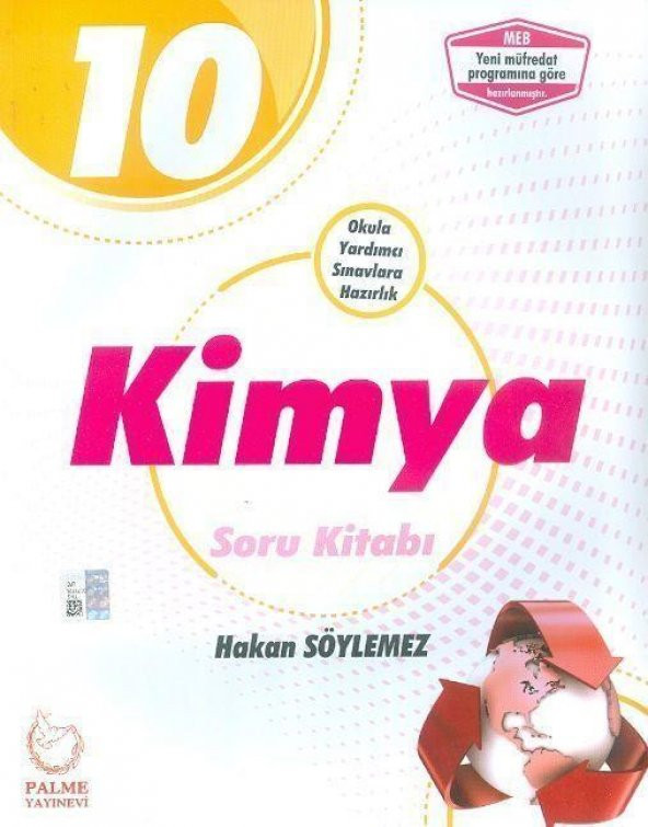 10.Sınıf Kimya Soru Kitabı Palme Yayınları