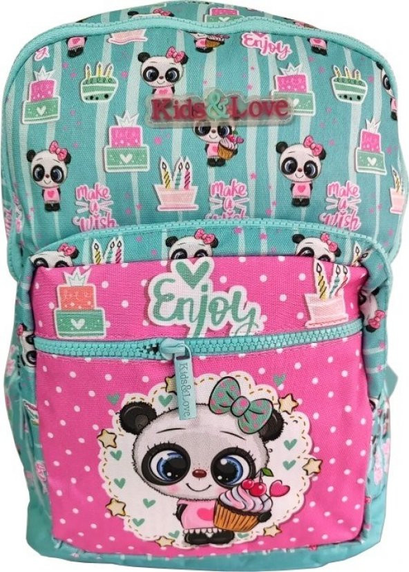 Kaukko Kids Love Sırt Çantası Sweet Panda L5116 ürün görseli 1