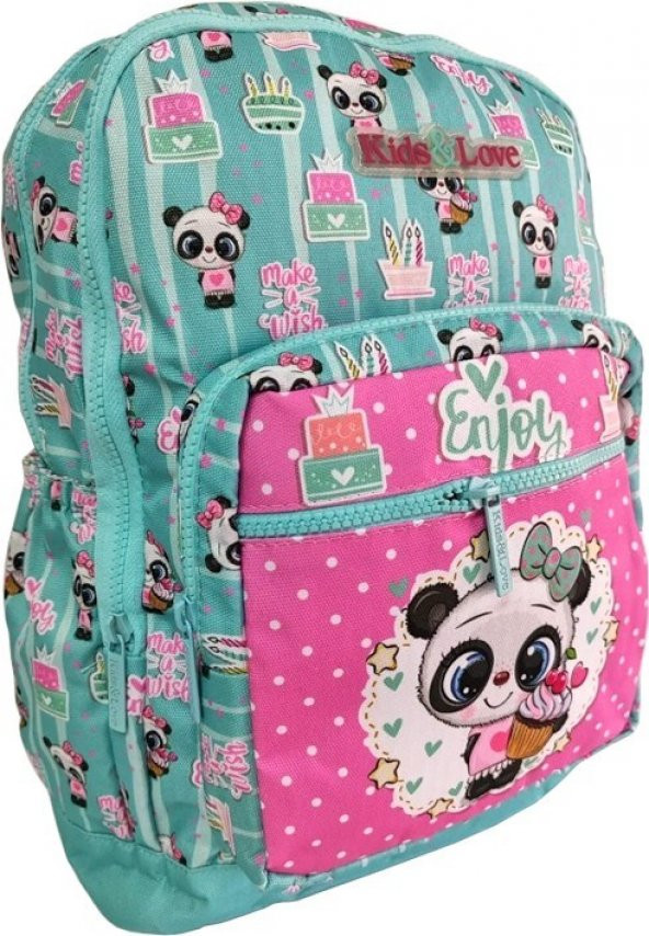 Kaukko Kids Love Sırt Çantası Sweet Panda L5116 - Resim 3
