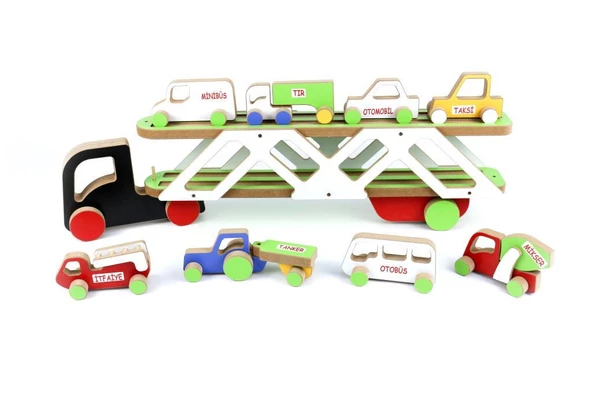 AHŞAP ARAÇLAR TAŞIYAN TIR - Resim 2