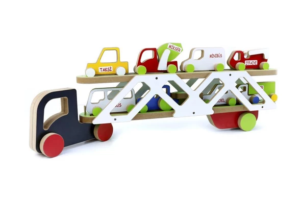 AHŞAP ARAÇLAR TAŞIYAN TIR - Resim 3