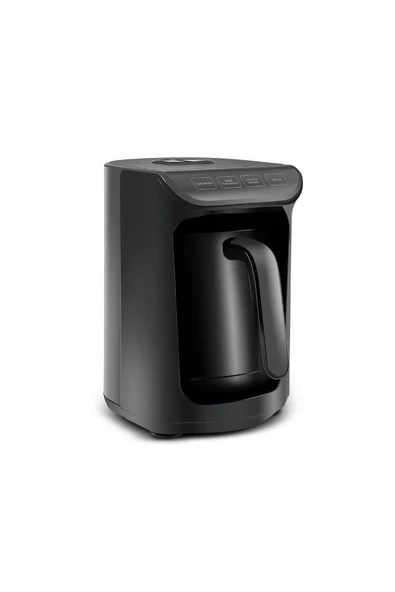 Hatır Köz Türk Kahve Makinesi Shiny Black 5 Fincan Kapasiteli Bol Köpüklü - 5