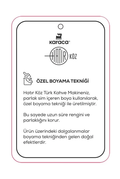 Hatır Köz Türk Kahve Makinesi Shiny Black 5 Fincan Kapasiteli Bol Köpüklü - 8