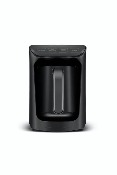 Hatır Köz Türk Kahve Makinesi Shiny Black 5 Fincan Kapasiteli Bol Köpüklü - 4
