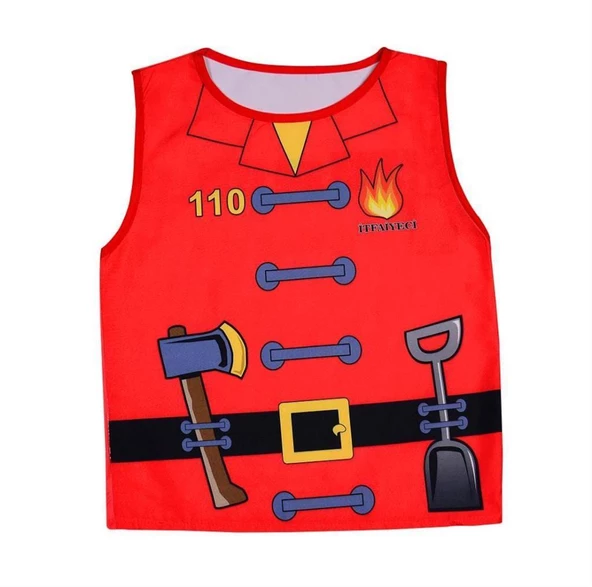 İTFAİYECİ KOSTÜMÜ BASKILI - 3