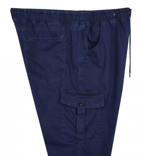 Kargo Cepli Büyük Beden Kot Jogger Pantolon Laci - 4