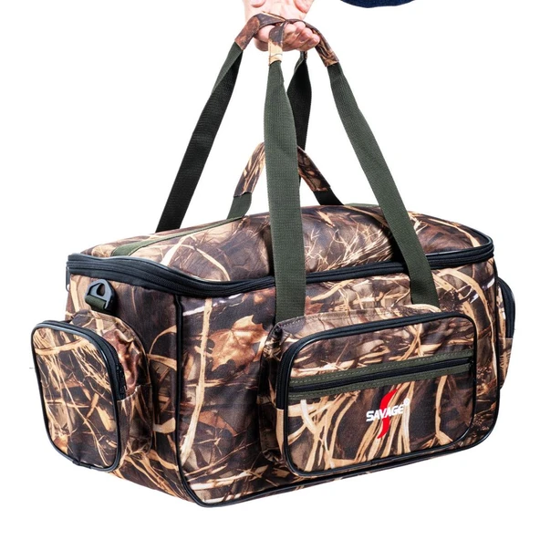 Çok Amaçlı Malzeme Çantası - Büyük - Saz Desen - 35021 - Balıkçı Çantası - Seyahat Çantası - 5